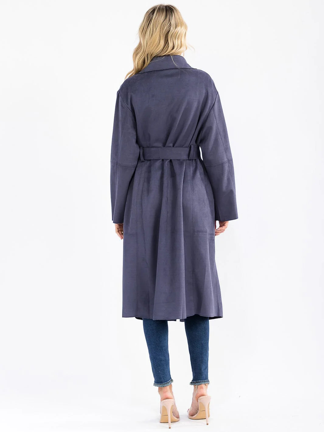 Timeless Suede Trench-Lightweight & Stylish