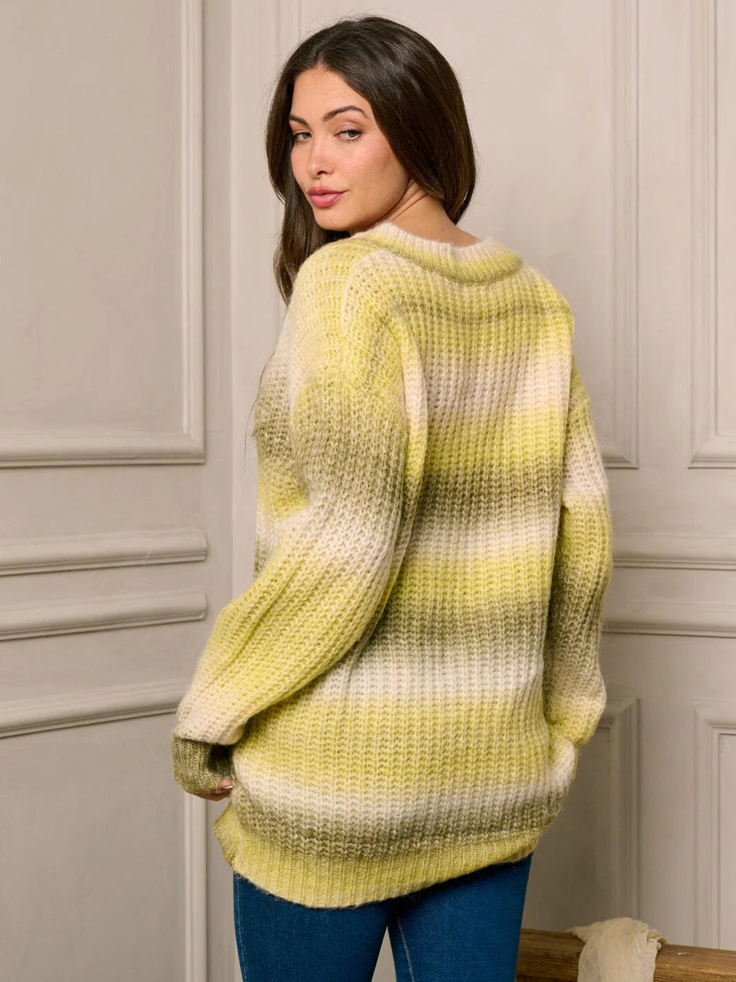 Colorblock Pullover Sweater