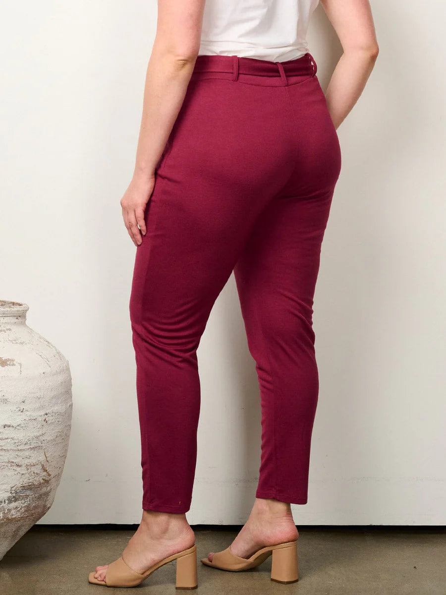 Plus Size self tie Pants