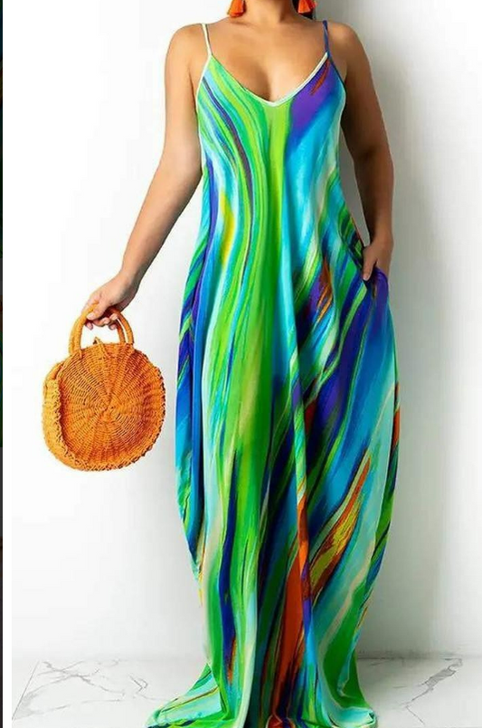 Tie Dye Summer Dress