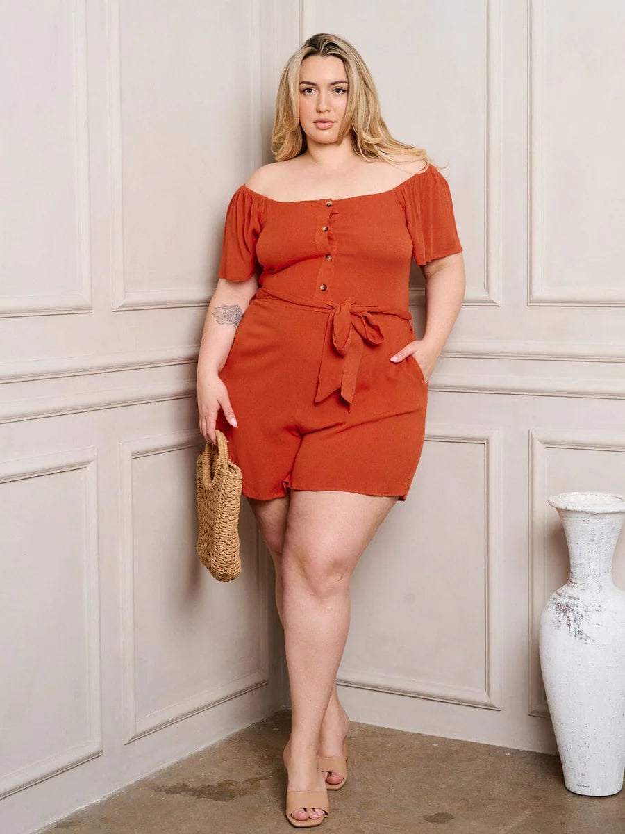 New Arrival Plus Size Romper