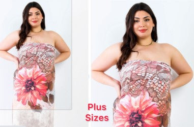 Sleeveless midi dress